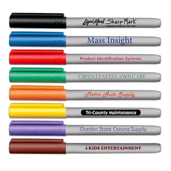 Extra Fine Tip Point Permanent Pocket Markers. USA made. Non-toxic.... from ASI 67675 Liqui-Mark Corp