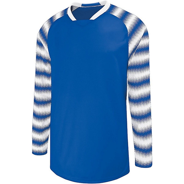 Adult goalkeeper soccer jersey, 100% polyester wicking knit.... from ASI 37461 Augusta Sportswear