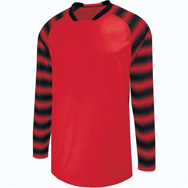 Adult goalkeeper soccer jersey, 100% polyester wicking knit.... from ASI 37461 Augusta Sportswear