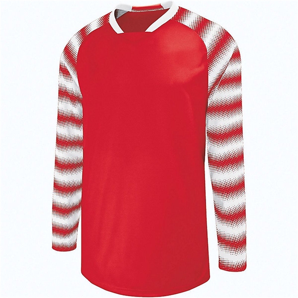 Adult goalkeeper soccer jersey, 100% polyester wicking knit.... from ASI 37461 Augusta Sportswear
