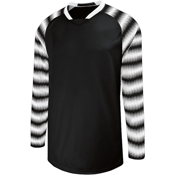 Adult goalkeeper soccer jersey, 100% polyester wicking knit.... from ASI 37461 Augusta Sportswear