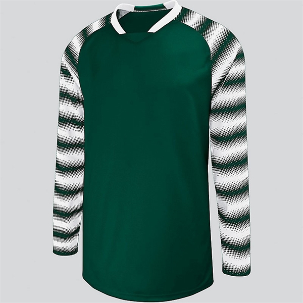 Adult goalkeeper soccer jersey, 100% polyester wicking knit.... from ASI 37461 Augusta Sportswear