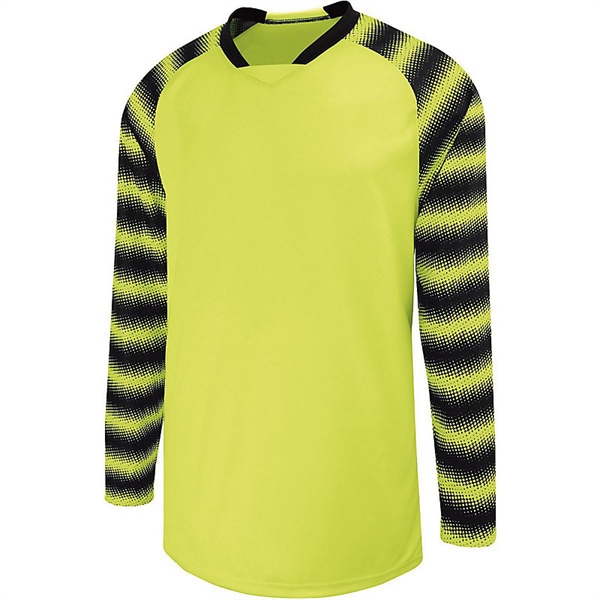 Adult goalkeeper soccer jersey, 100% polyester wicking knit.... from ASI 37461 Augusta Sportswear