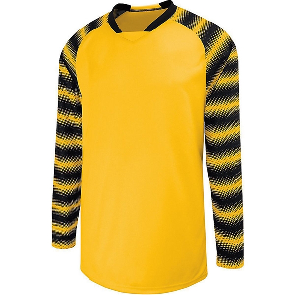 Adult goalkeeper soccer jersey, 100% polyester wicking knit.... from ASI 37461 Augusta Sportswear