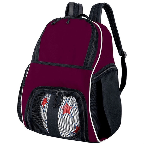 Backpack with adjustable padded shoulder straps.... from ASI 37461 Augusta Sportswear