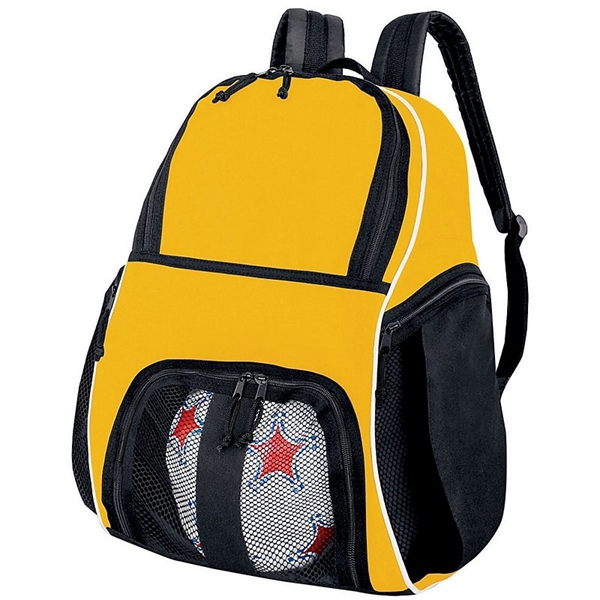 Backpack with adjustable padded shoulder straps.... from ASI 37461 Augusta Sportswear