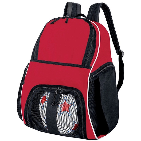 Backpack with adjustable padded shoulder straps.... from ASI 37461 Augusta Sportswear