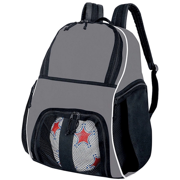 Backpack with adjustable padded shoulder straps.... from ASI 37461 Augusta Sportswear