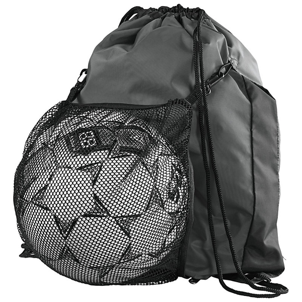 100% polyester convertible string backpack.... from ASI 37461 Augusta Sportswear / Holloway Sportswear Inc