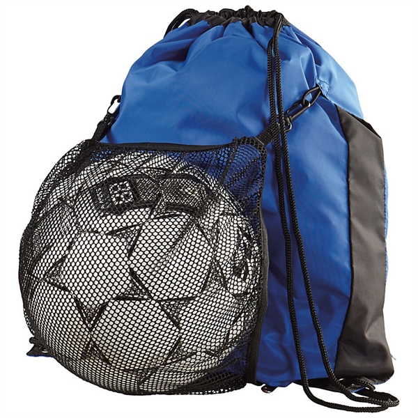 100% polyester convertible string backpack.... from ASI 37461 Augusta Sportswear / Holloway Sportswear Inc