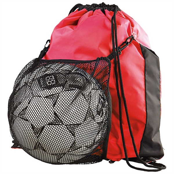 100% polyester convertible string backpack.... from ASI 37461 Augusta Sportswear / Holloway Sportswear Inc