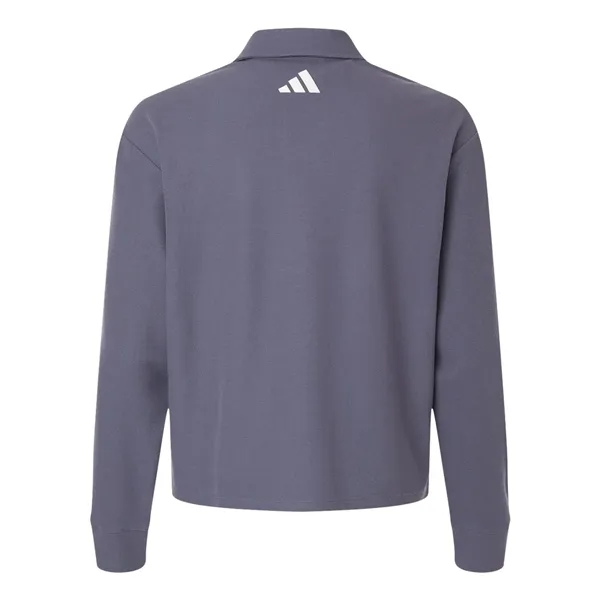 Adidas Women's Beyond Long Sleeve Loose Polo... from ASI 84358 S&S Activewear