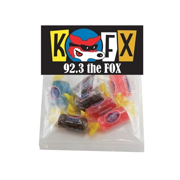 Plastic cellophane bag with custom header card and your choice of... from ASI 61125 Hit Promotional Products