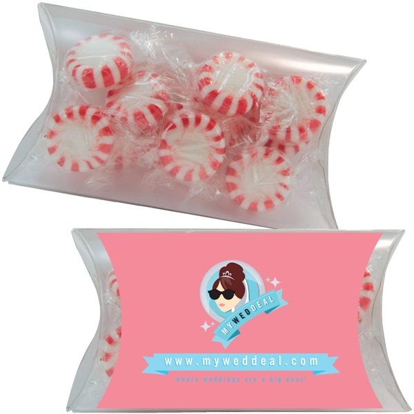 Crystal clear pillow pack with four color process inserted image and... from ASI 61125 Hit Promotional Products