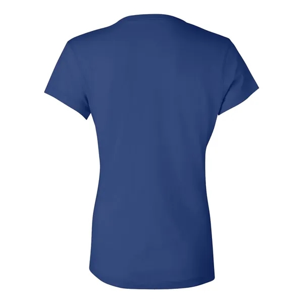 Women's short sleeve v-neck jersey t-shirt. Blank product.... from ASI 84358 S&S Activewear