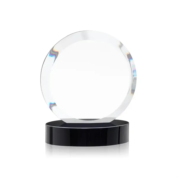 The Starfire Crystal Matlow Circle VividPrint™ Award features a circular shape... from ASI 84592 St Regis Group / St Regis