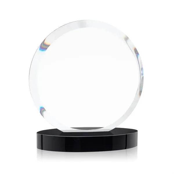The Starfire Crystal Matlow Circle VividPrint™ Award features a circular shape... from ASI 84592 St Regis Group / St Regis