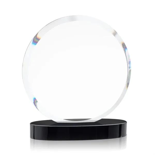 The Starfire Crystal Matlow Circle VividPrint™ Award features a circular shape... from ASI 84592 St Regis Group / St Regis