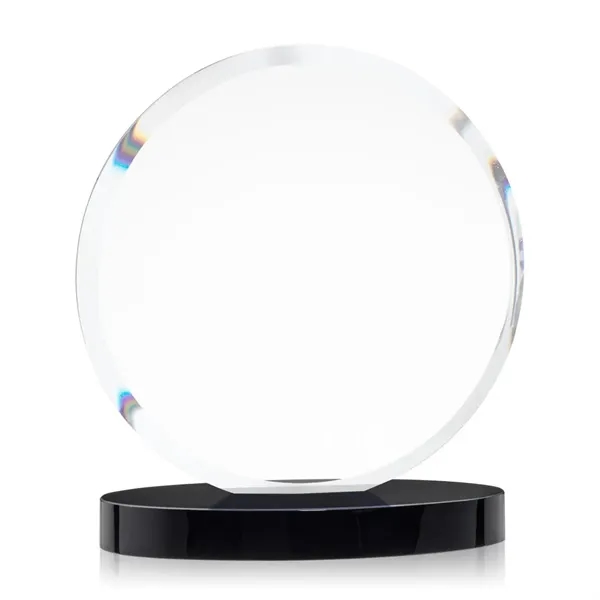 The Starfire Crystal Matlow Circle VividPrint™ Award features a circular shape... from ASI 84592 St Regis Group / St Regis