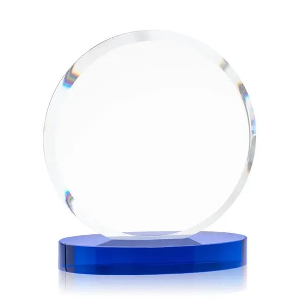 The Starfire Crystal Matlow Circle VividPrint™ Award features a circular shape... from ASI 84592 St Regis Group / St Regis