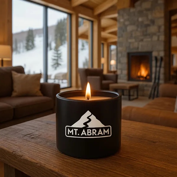 Vanilla Scented Soy Wax Candle in Ceramic Holder... from ASI 72657 Active Life Promo / Apres Ski Ingrain Promo