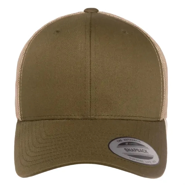 Yupoong 6606 YP Classics Retro Trucker with leatherette patches or embroidery... from ASI 74601 Calico