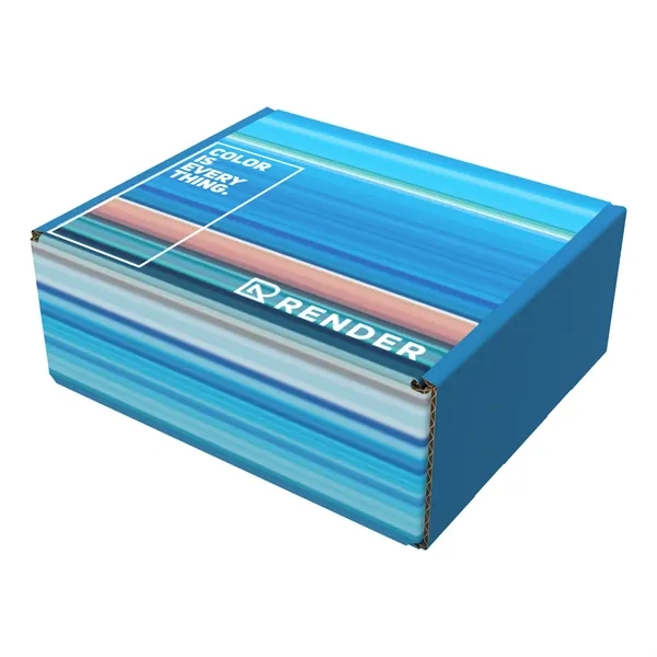 6" x 6" mailer box available in Kraft or premium white... from ASI 61125 Hit Promotional Products / Hit®