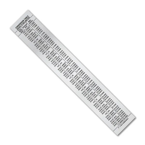 USA made 6" x 1" x .020" stainless steel ruler with... from ASI 53430 Executive Line / Executive Line®