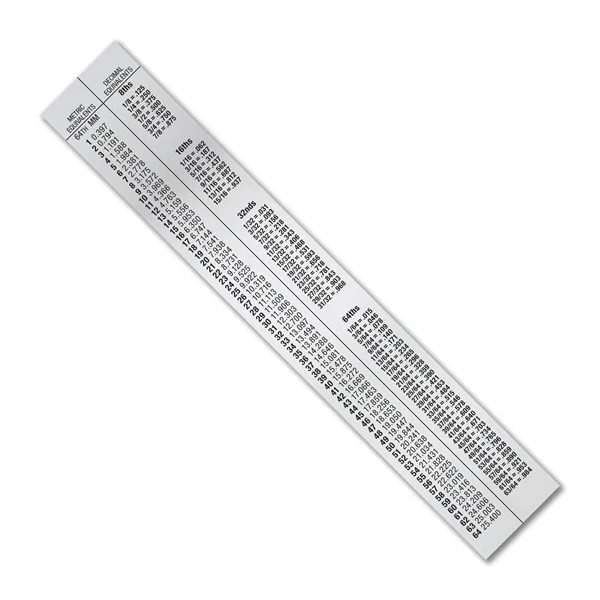 USA made 6" x 1" x .020" stainless steel ruler with... from ASI 53430 Executive Line / Executive Line®
