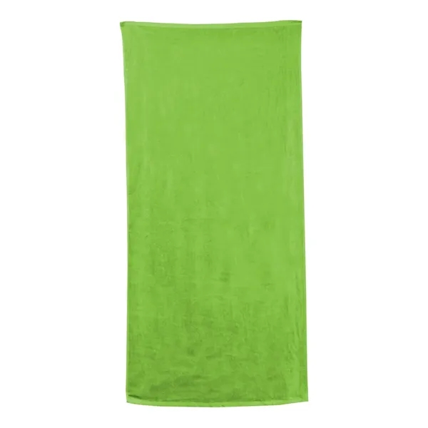 Cotton velour beach towel, 30" x 60". Blank.... from ASI 84358 S&S Activewear