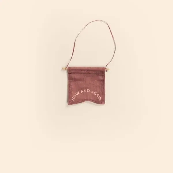 5" x 5.5" Guidon-style corduroy pennant with dowel and ribbon for... from ASI 74710 Numo