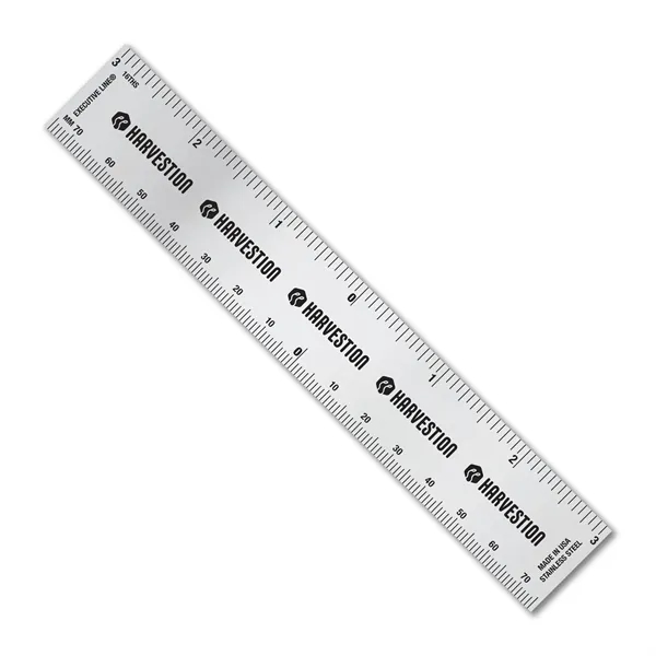 6 inch .020 stainless steel ruler with center finding scales. Etch... from ASI 53430 Executive Line / Executive Line®