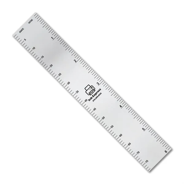 6 inch .020 stainless steel ruler with printing & publishing scales.... from ASI 53430 Executive Line / Executive Line®