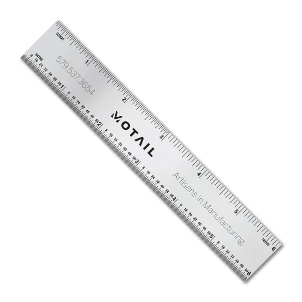 6 inch .020 stainless steel ruler with tinner circumference scales. Etch... from ASI 53430 Executive Line / Executive Line®