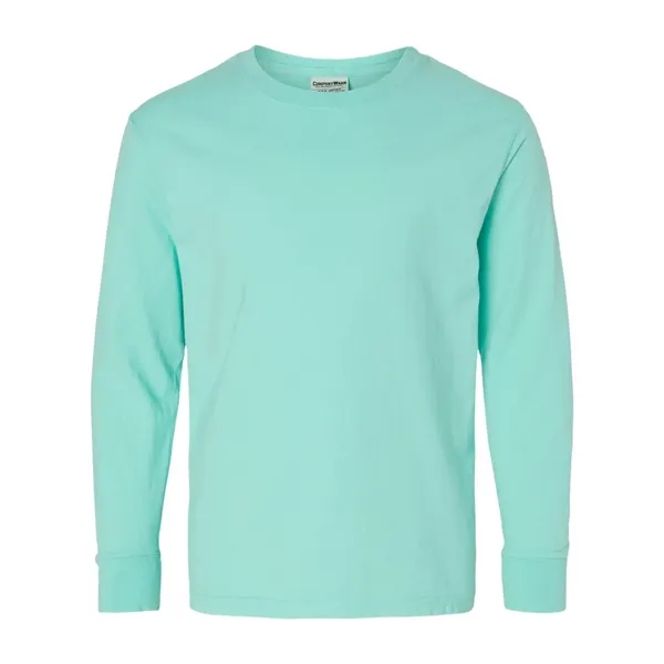 ComfortWash by Hanes Garment Dyed Youth Long Sleeve T-Shirt... from ASI 84358 S&S Activewear