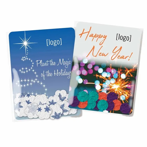 Gift pack features a recycled info card and plantable piece of... from ASI 40646 Bloomin Promotions / Bloomin' Promotions™