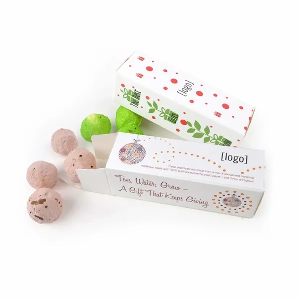 Plantable Seed Bomb Gift Box... from ASI 40646 Bloomin Promotions / Bloomin' Promotions™