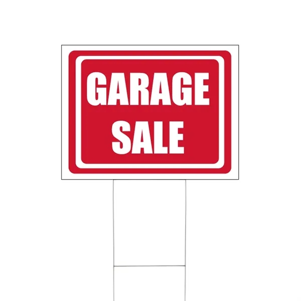 12"x  18" lawn and site signs made of 4mm corrugated... from ASI 31260 AdCapitol