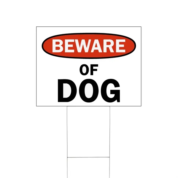 12"x  18" lawn and site signs made of 4mm corrugated... from ASI 31260 AdCapitol