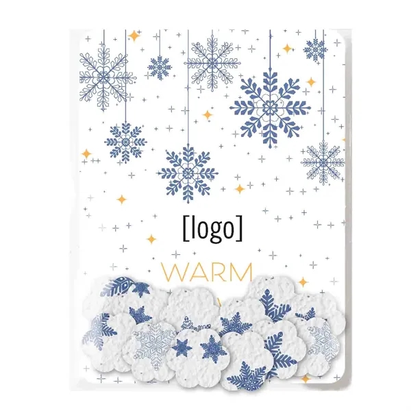 Gift pack features a recycled info card and plantable piece of... from ASI 40646 Bloomin Promotions / Bloomin' Promotions™