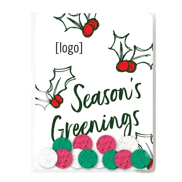 Gift pack features a recycled info card and plantable piece of... from ASI 40646 Bloomin Promotions / Bloomin' Promotions™