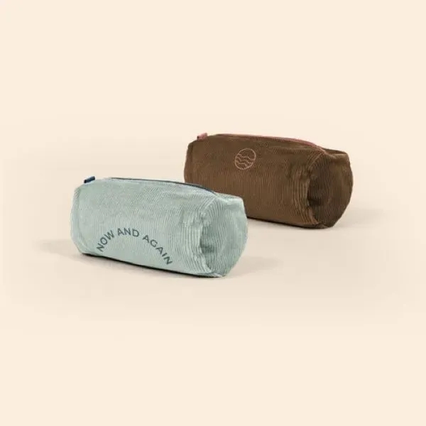 7.5" x 3" x 3" cylindrical corduroyzippered ladybug tote with reinforced... from ASI 74710 Numo