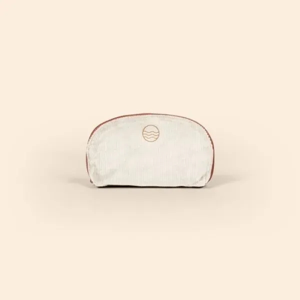 9" x 4.5" x 1.5" corduroy, colored travel pouch with zippered... from ASI 74710 Numo