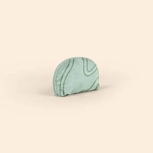 9" x 4.5" x 1.5" corduroy, colored travel pouch with zippered... from ASI 74710 Numo