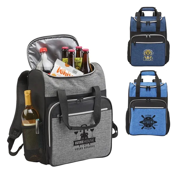 On trend cooler holds 24 cans and has multiple pockets to... from ASI 86565 Seville Gear