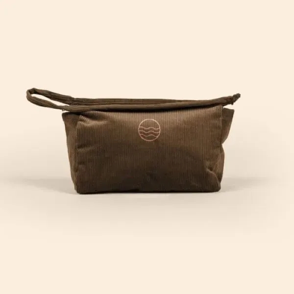 8" x 5.5" x 3" corduroy travel pouch with zippered closure,... from ASI 74710 Numo