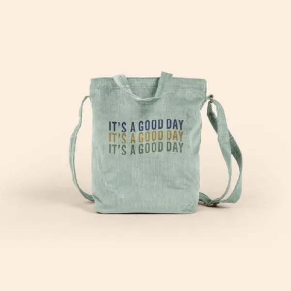 13.75" x 13.5" x 4.5" 10 oz. Corduroy puddle jumper tote... from ASI 74710 Numo