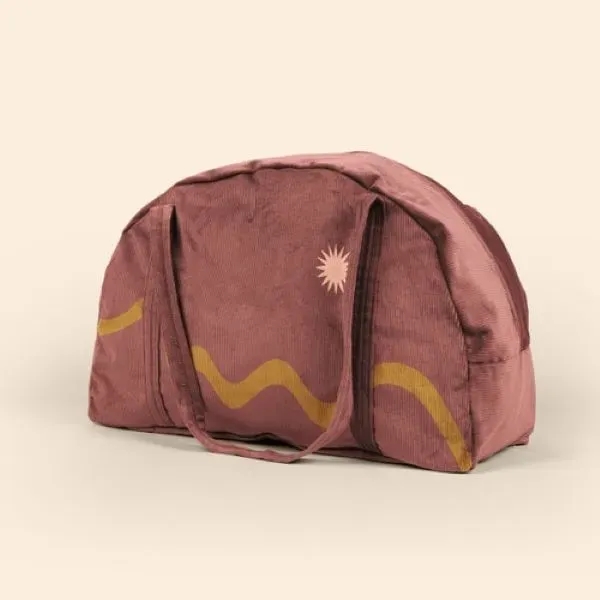 21.5" x 13.5" x 7.5" 10-ounce corduroy rainbow-inspired tote bag with... from ASI 74710 Numo