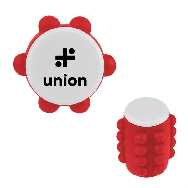 Push-pop, spinning fidget toy made of silicone and recycled ABS.... from ASI 61125 Hit Promotional Products / Hit®