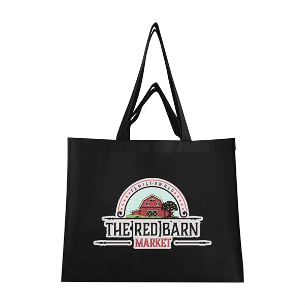 12.5" x 16" non-woven, matte laminated recycled shopping tote bag with... from ASI 61125 Hit Promotional Products / Hit®